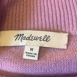 Madewell  Sweater Medium Lavender Purple Relaxed Fit Knit Wool Blend High neck Photo 1