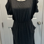 Tea N Rose  Black and Gray Short Sleeve Dress Photo 0