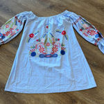 Ellison  Mini Dress with Colorful Embroidery Photo 0