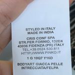 Pinko Fringed Knitwear Black White Blazer Bolero Bohemian Size 10‎ Photo 10