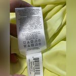 BCBGMAXAZRIA Women's Cowl Neck Flowy Maxi Dress in Lemon Zest Size L Photo 15