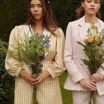 💕SISTER JANE💕 Honey Gingham Mini Dress ~ Primrose/ Yellow Small S NWT Photo 9