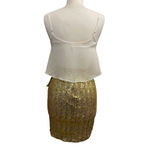 B Darlin Women's B. Darlin Gold Sequined Dress Size 7/8 Photo 4