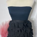 Haute Hippie  • silk ruffle mini strapless dress Photo 36