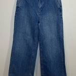 J.Crew Cropped Trouser Wide Leg Women’s Denim Pants Size 26 Stretchy Photo 0