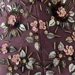 Mac Duggal Floral Beaded Column Gown in Raspberry, Size 2 New w/Tag Photo 10