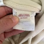 Levi's  Y2K Hoodie size XS Ivory Sweatshirt Pullover 90s Athleisure Sporty‎ Logo Photo 7