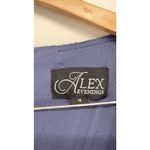 Alex Evenings Sheath Maxi Dress Size 14 Blue Lace Sequined Cocktail Party NEW Photo 7