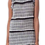 Endless Rose New  Womens Boho Black Fringe Sleeveless Tweed Dress Large‎ Photo 0