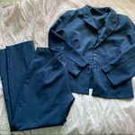 Navy Blue Pantsuit Size 30 Photo 0