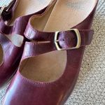 Dansko  Britney Wine Oxblood Leather Maryjane Low Heel Clogs Mules Sz 37 or 6.5-7 Photo 8