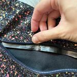 Pleaser Heels Pleaser Courtly 3015 Thigh High Heel Boots Black Glitter Size 6 NWOT Photo 5