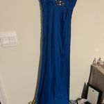 BCBGMAXAZRIA $368 BCBG LARKSPUR BLUE "MARIJA" BEADED STRAPLESS LONG GOWN DRESS size 2 Photo 9