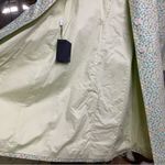 EXPRESS COTTON GREEN & BLUE FLORAL PRINT TRENCH JACKET (M) Photo 10