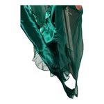 Victoria's Secret Vintage  GOLD LABEL Shiny Green Satin Teddy Sequin Bodysuit S Photo 4