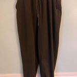 Lululemon  stretch high rise jogger 6 olive Green Drawstring Photo 2