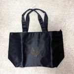 Victoria's Secret Black 2025 Fashion Show Tote with Gold Design Photo 0