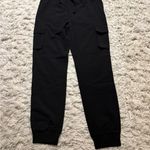 Shinestar  Black Casual Cargo Drawstring Jogger Size M Photo 1