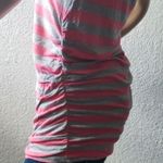 Jessica Simpson zipper maternity top small stripes Photo 4