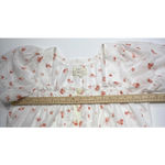 Trovata Birds Of Paradise Cottagecore Coquette Fairy Floral Embroidered Blouse S Photo 5