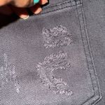 Billabong Black Distressed Jean Shorts size 28 Photo 3