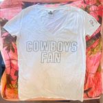 PINK - Victoria's Secret victoria’s secret PINK y2k mcbling dallas cowboys football game fan 2000s white rhinestone short sleeve tshirt Photo 0