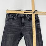 ZARA  Jeans Womens Size 4 Black Grey Skinny Dark Wash Charcoal Denim Cotton Photo 5