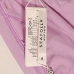 Seafolly NWT  X Revolve Shine On Fixed Tri Bikini in Lilac Photo 11
