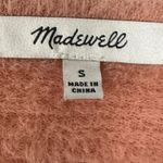 Madewell  Balloon Sleeve Wrap Sweater in Burnished Blush Small Dainty Retro 90s Photo 9