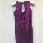 8 Metallic purple tank strap mini wiggle dress Size 10 Photo 3