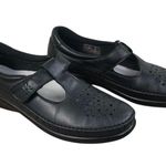 SAS Willow Leather Loafer Women Sz 9N Black Cutout Tripad Comfy Retro Made USA Photo 10