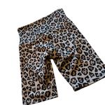 Onzie  Leopard Print High Rise Long Bike Shorts Photo 7