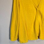 CAbi Yellow Oversized Cardigan Sweater Womens M Casual Fall Preppy Slouchy Photo 1