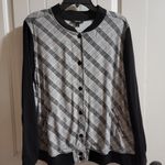 Torrid  Size 3 Plaid Black and White Women's Jacket Photo 1
