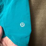 Lululemon  Lined Speed Short 4-way Stretch 4” Teal Green Designed Size 8 Photo 1