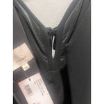 Cinq a Sept Audrey Romper Black Adjustable Flounce Hem Women's Sz. L $365 Size L Photo 7