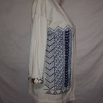 Soft Surroundings  XS Creme Embroidered Jacket Top Photo 2