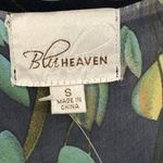 NWOT Cold Shoulder Kimono/Duster/Beach Coverup Blue S Photo 1