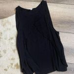 Free People Cutout Black Tank Top Photo 0