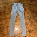 American Eagle  destroyed washed gray hi-rise 00 jeggings Photo 2