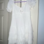 City Studios White Graduation Dress Photo 0