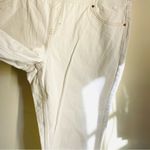 Topshop White Mom Jeans Maternity size 36 High Rise Photo 5