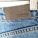 NWT Carmar Colin Half Zip Denim Mini Skirt Cotton Jean Womens Sz 25 Blue Photo 4