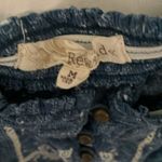 Rewind : Denim Blue Floral Romper- M Photo 1