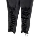 Tripp NYC Fishnet Jeans Distressed Black Ripped Size 15 Photo 2