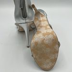 David Tutera Zoe Silver Rhinestone high heels B65 Size 7.5 Photo 8