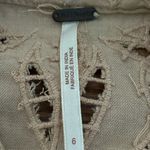 Free People  Eyelet Detail Moto Jacket Blush Pink Size 6 Photo 6