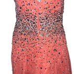 Mori Lee Paparazzi 93087 Chiffon Formal Dress with Scattered Rhinestone & Pearl Photo 4