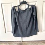 Urban Outfitters  Out from Under waffle knit grey cold shoulder top Photo 8