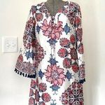 NWT Jade Melody Tam Orange Patterned Lace Up Dress Photo 0